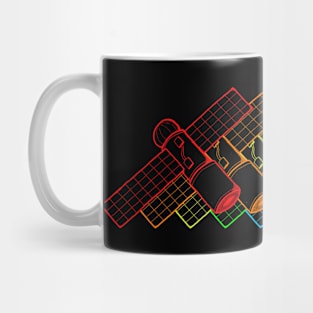 Rainbow Satellites Mug